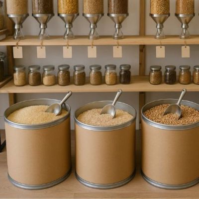 Bidones kraft granel venta